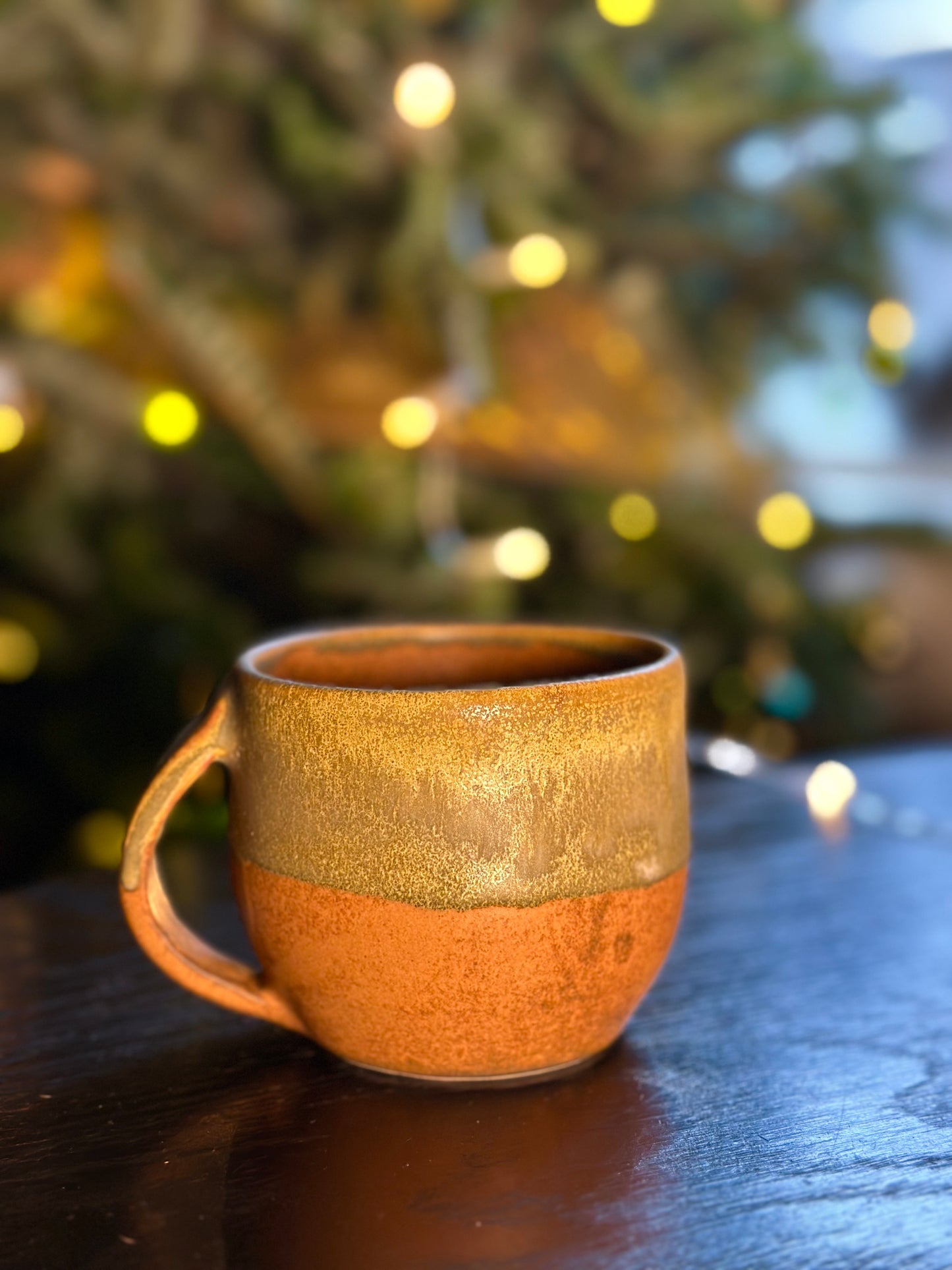 Autumn mug with handle