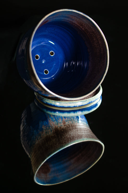 Blue sea coral L plant pot