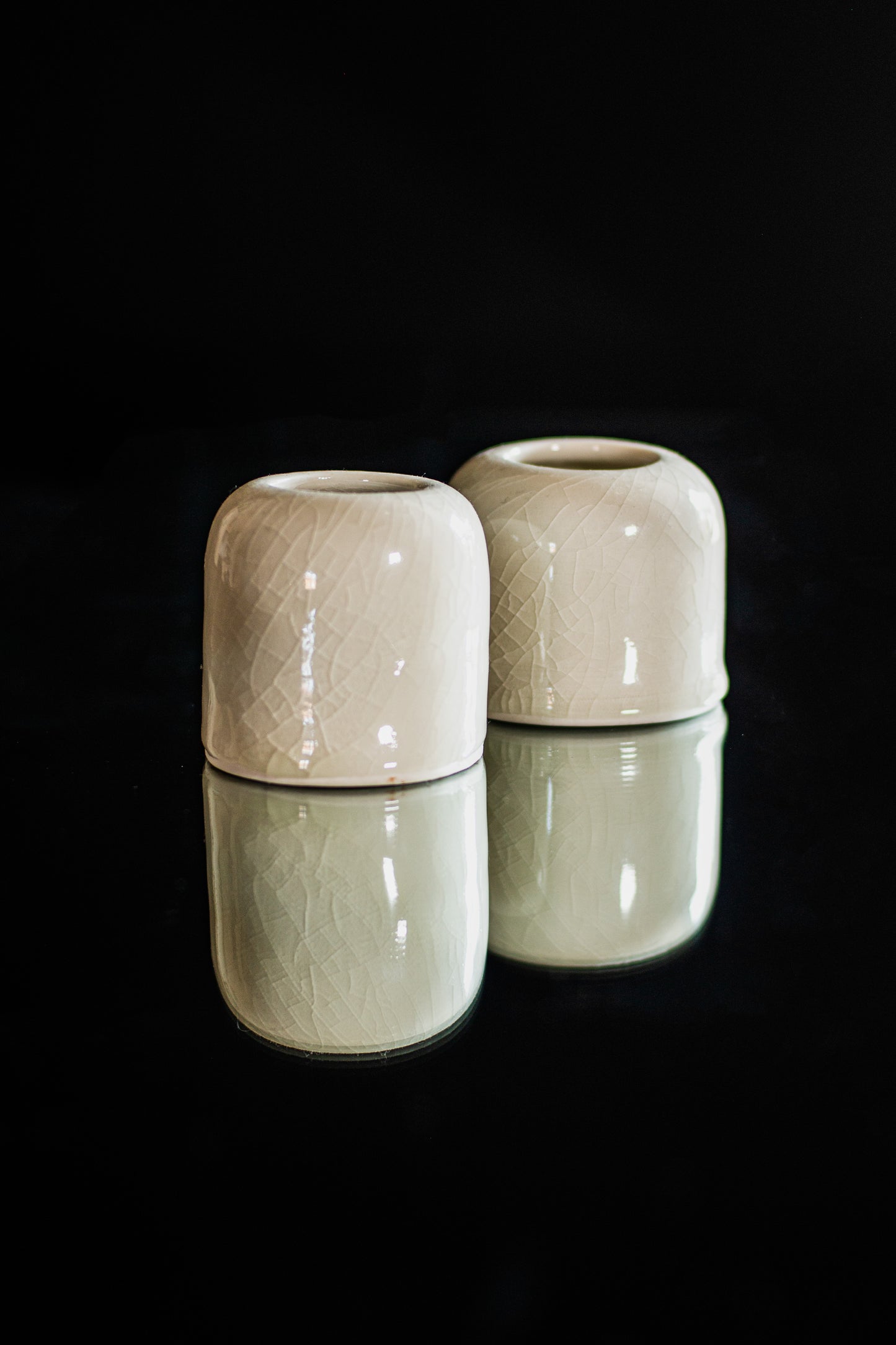 Pair of candle holders