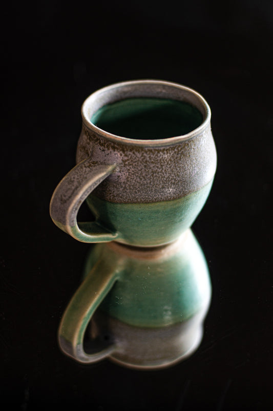 Turquoise crystals mug