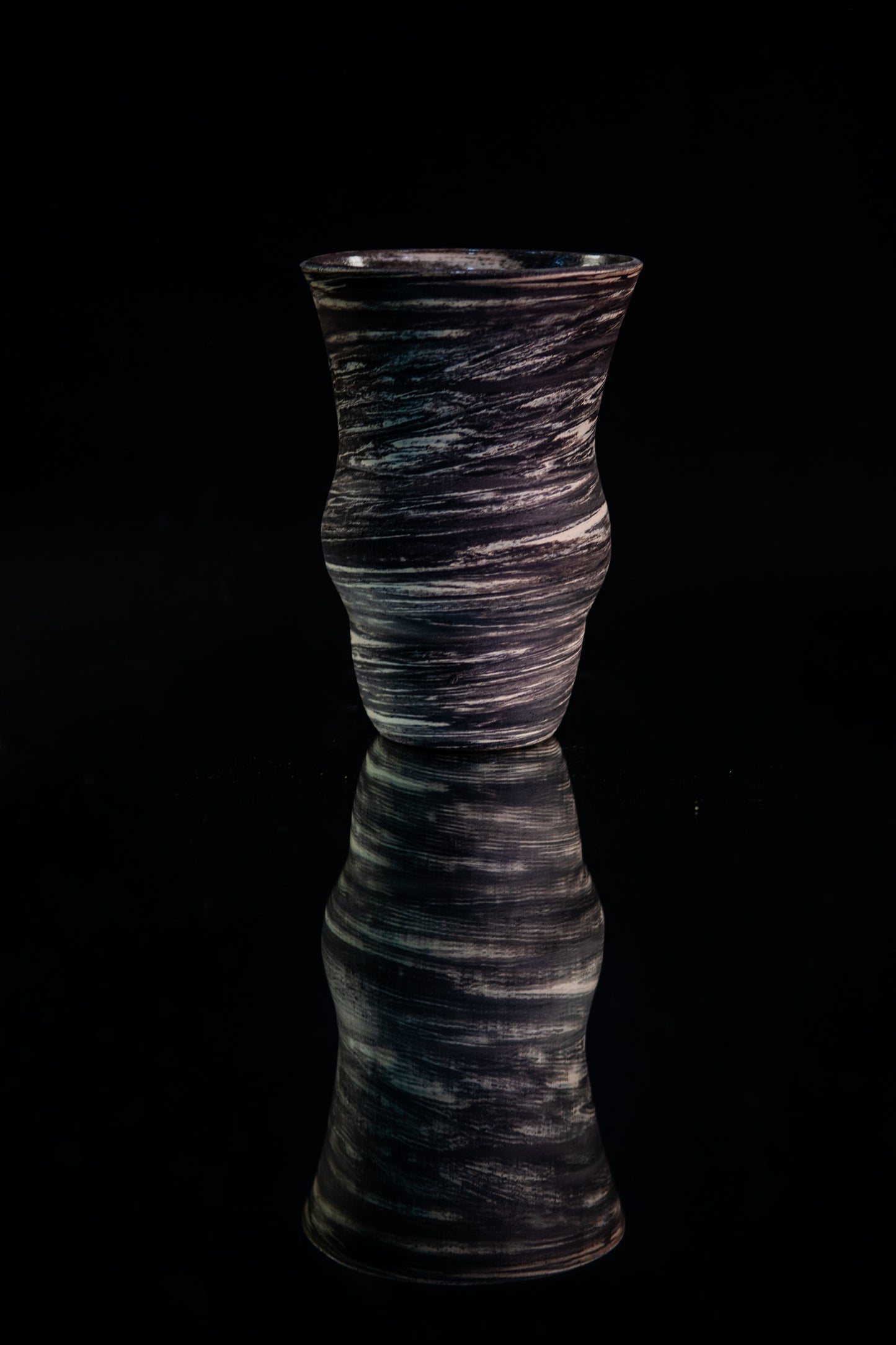 Marble flower vase