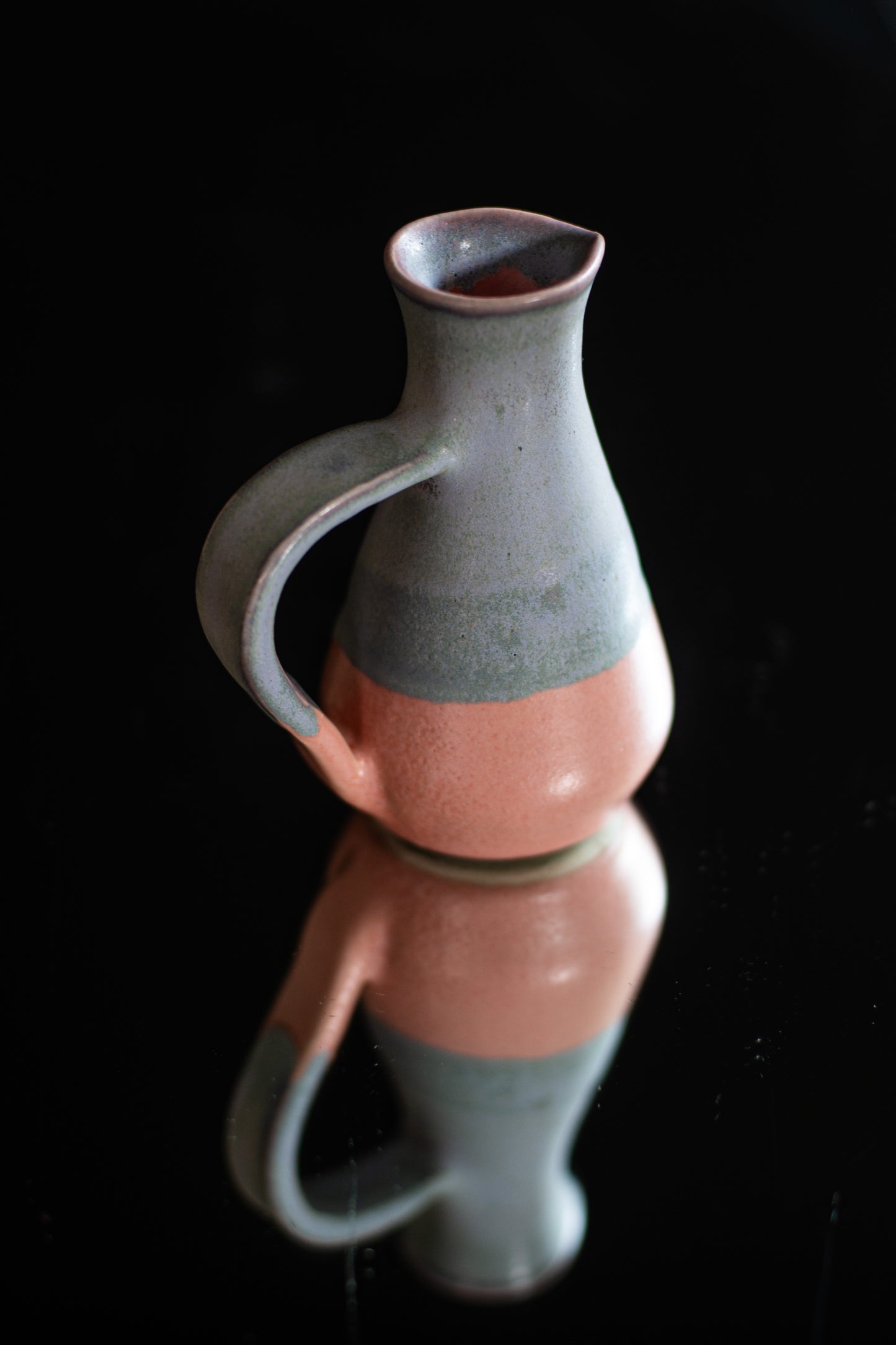 Salmon crystals milk jug