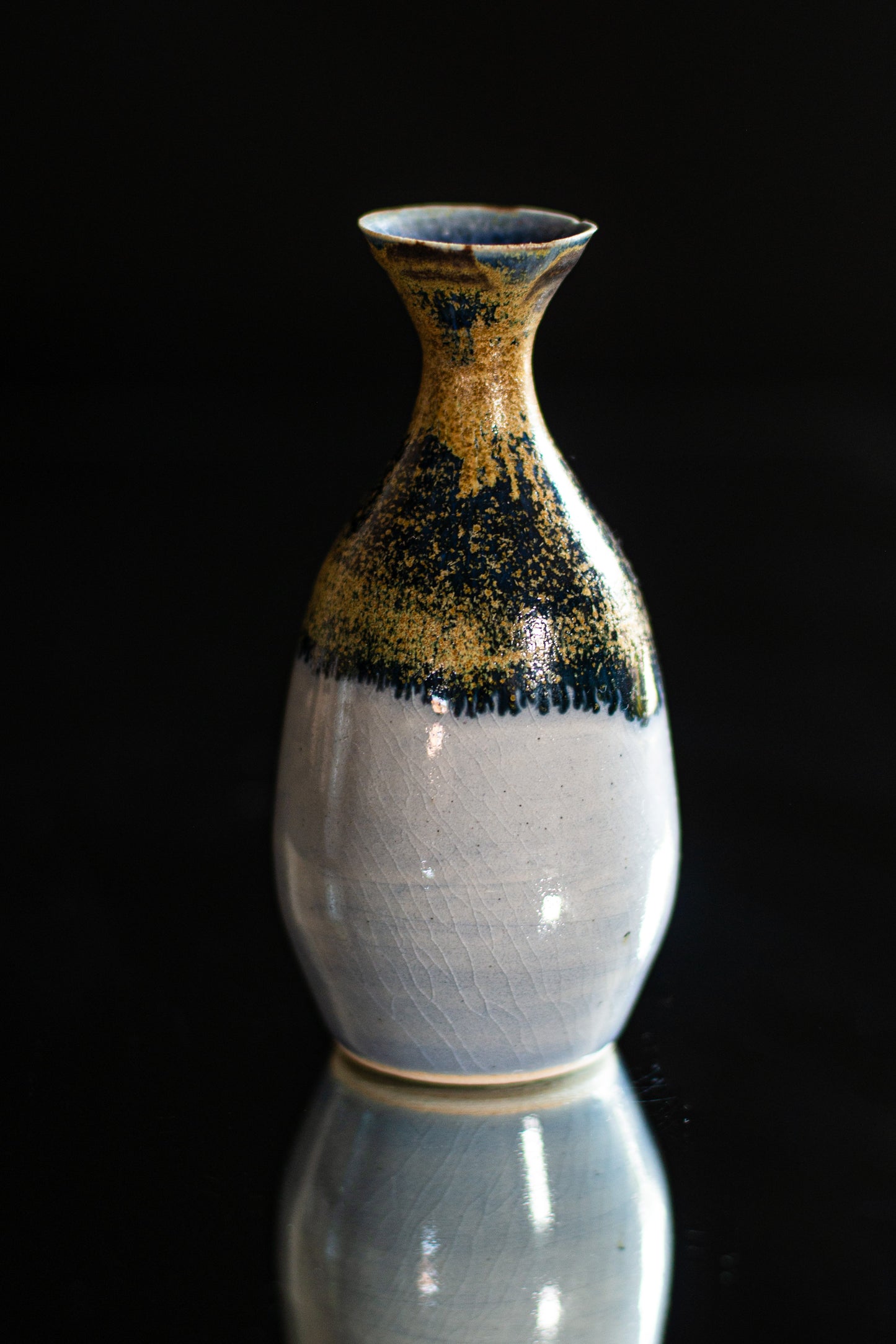 Morandi blue vase