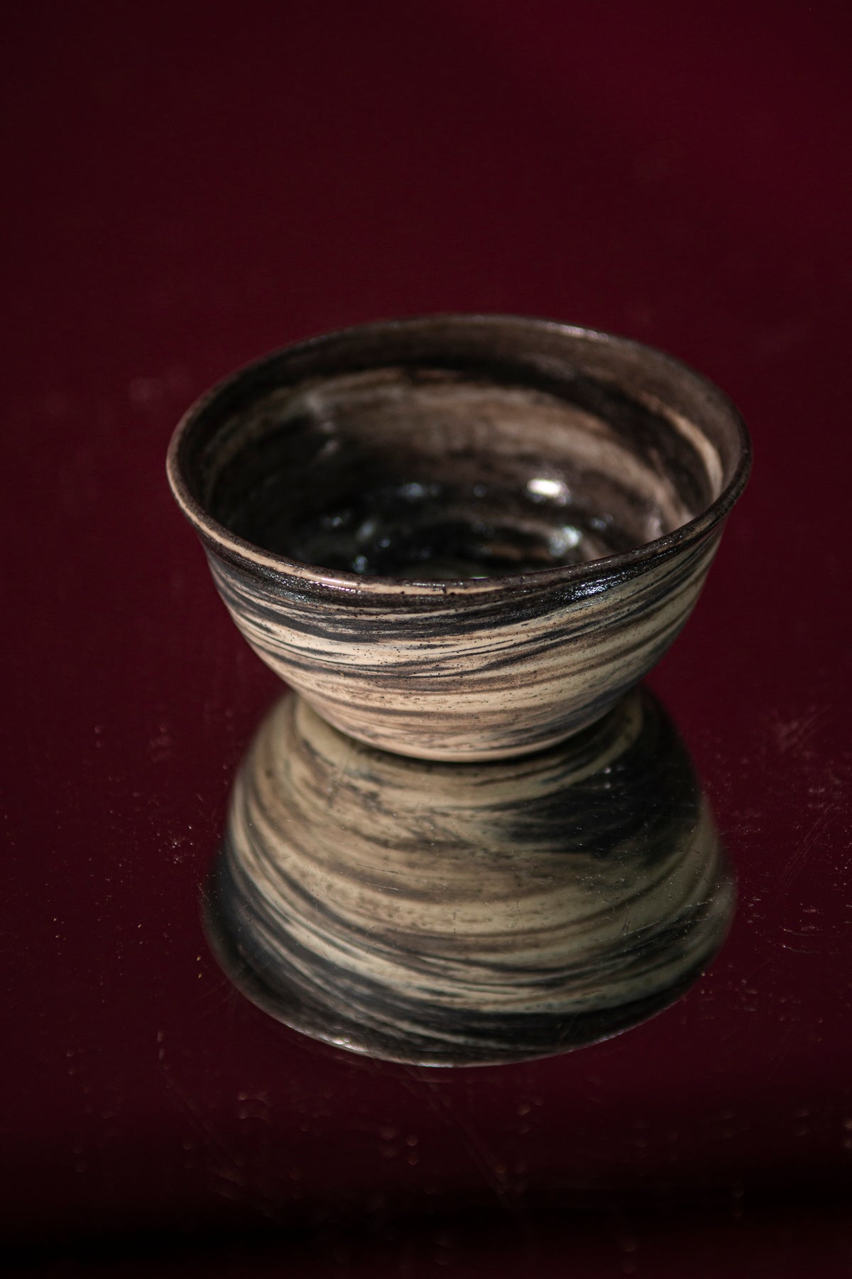 Set of 3 marble bowls