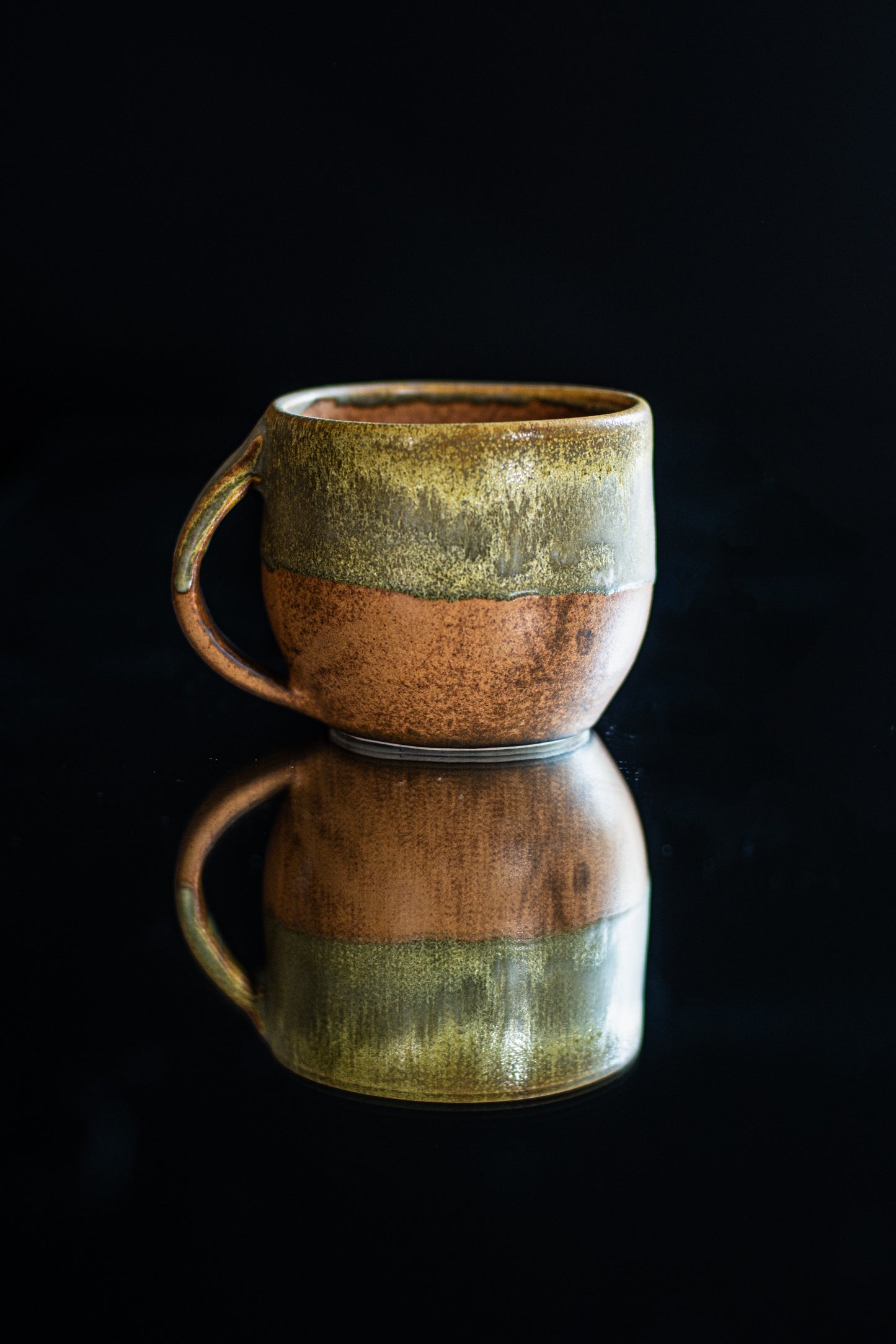 Autumn mug with handle