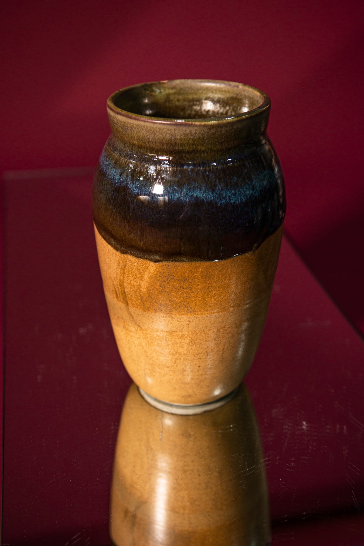 Nebula brown flower vase