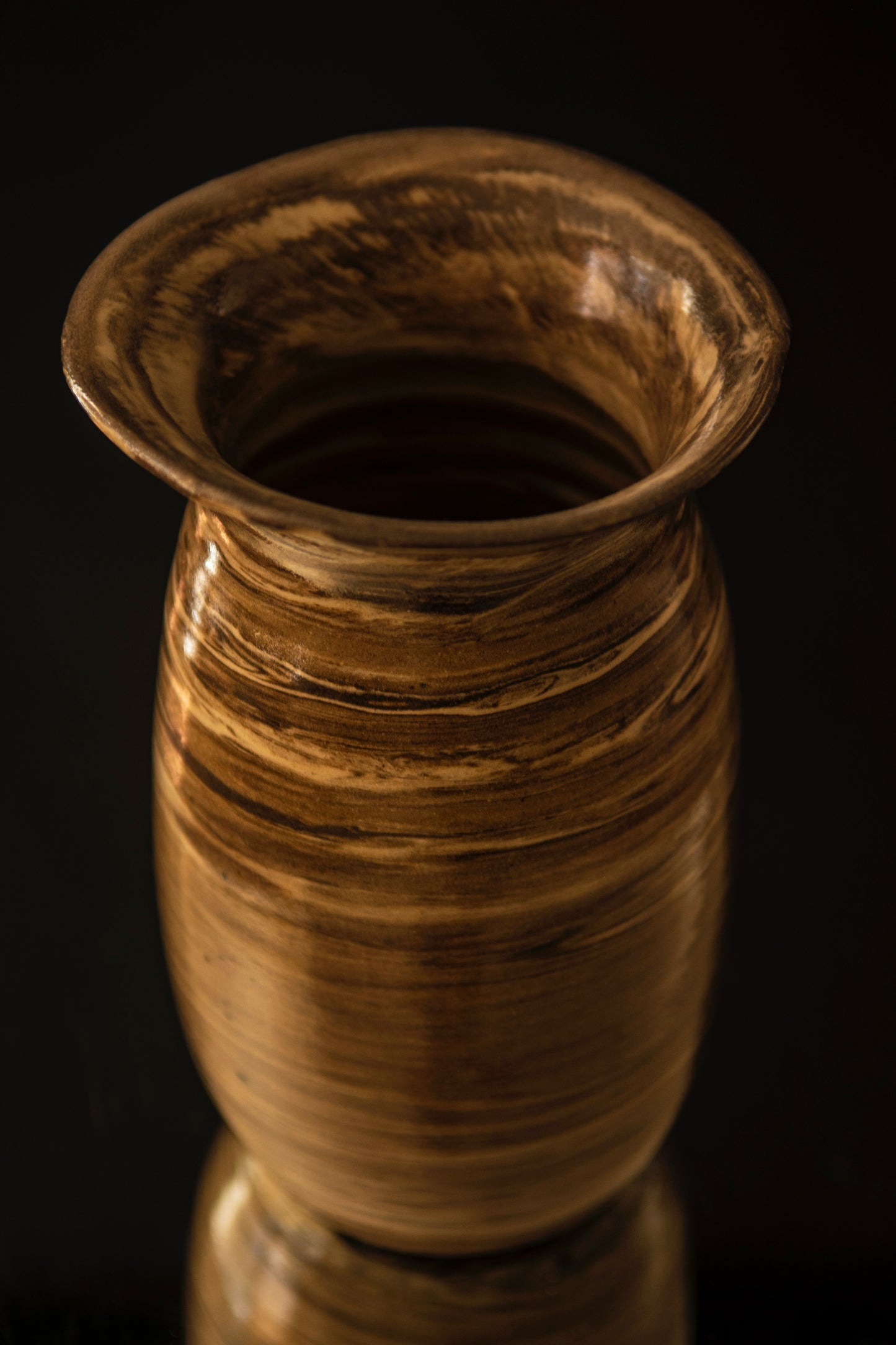 Marble effect LARGE flower vase