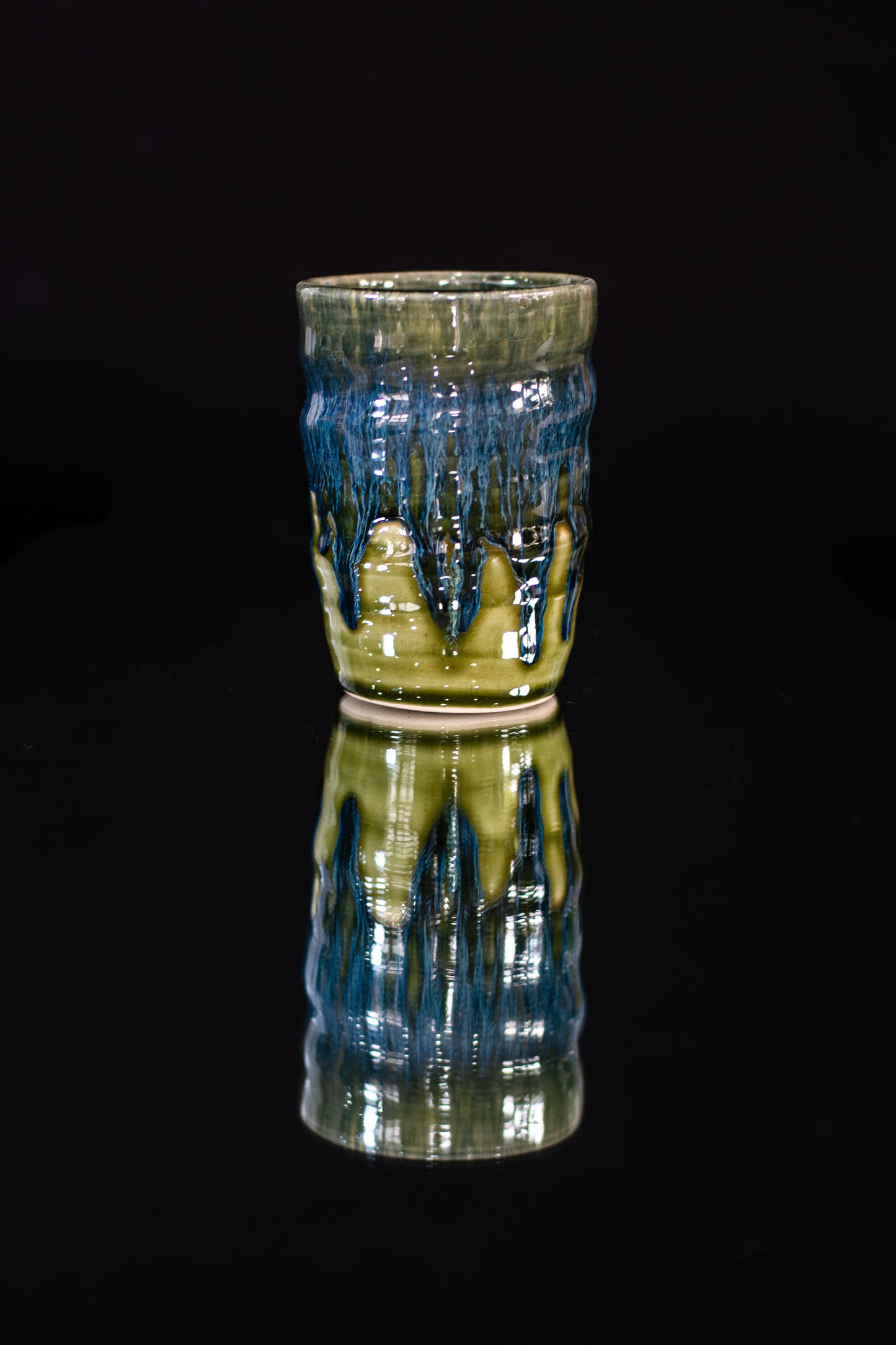 Blue meltdown cups