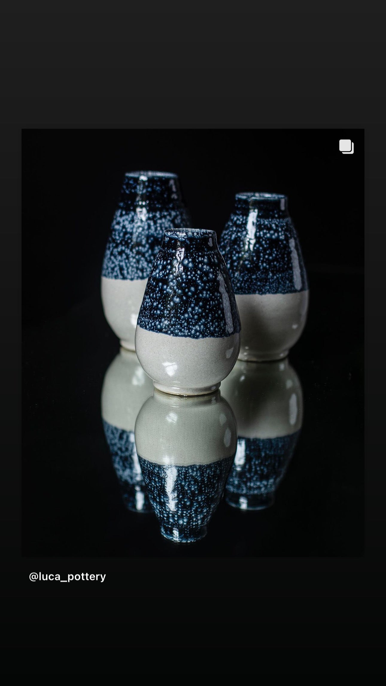Starry night large vase