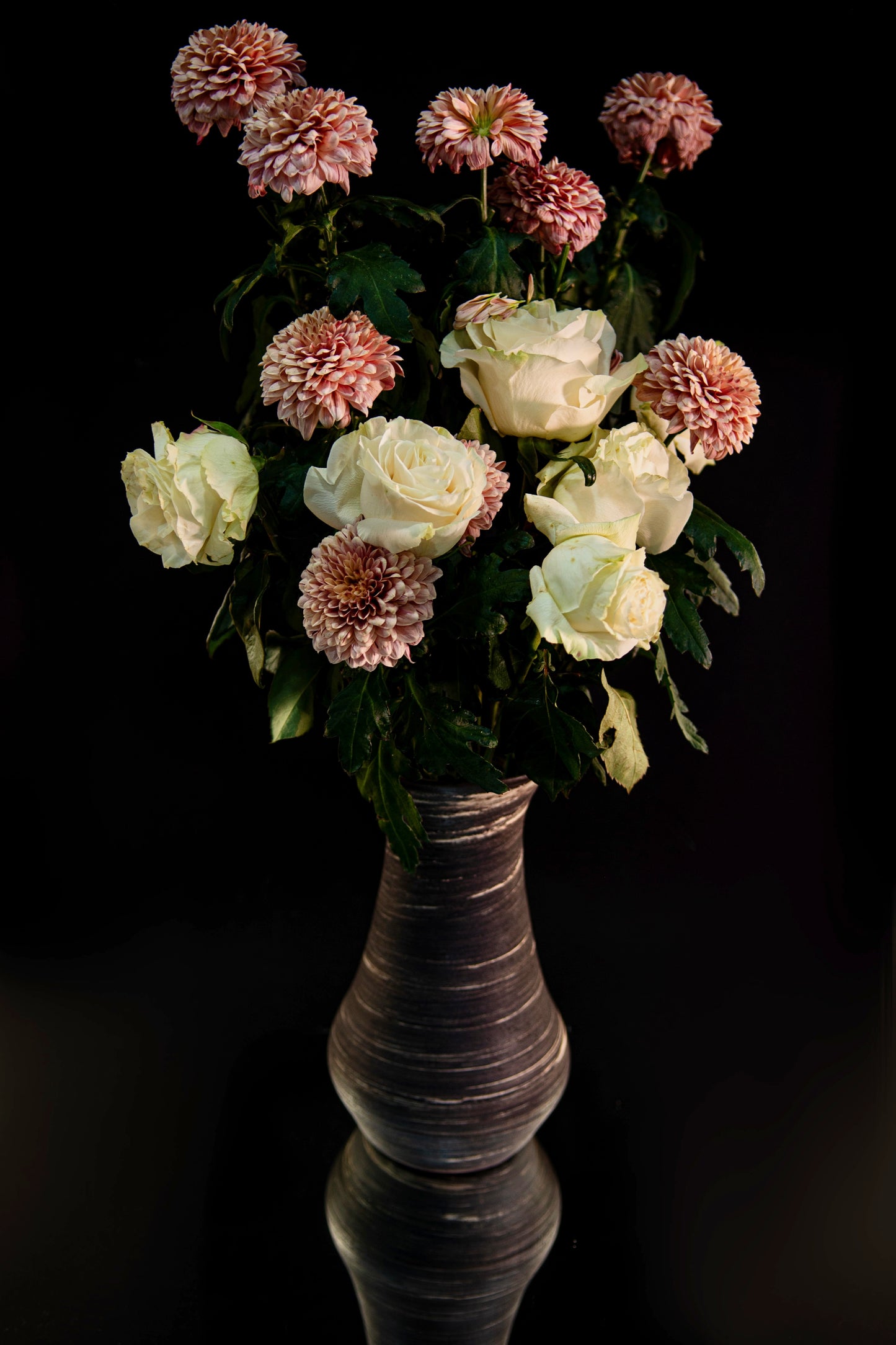Volcanic marble XL vase