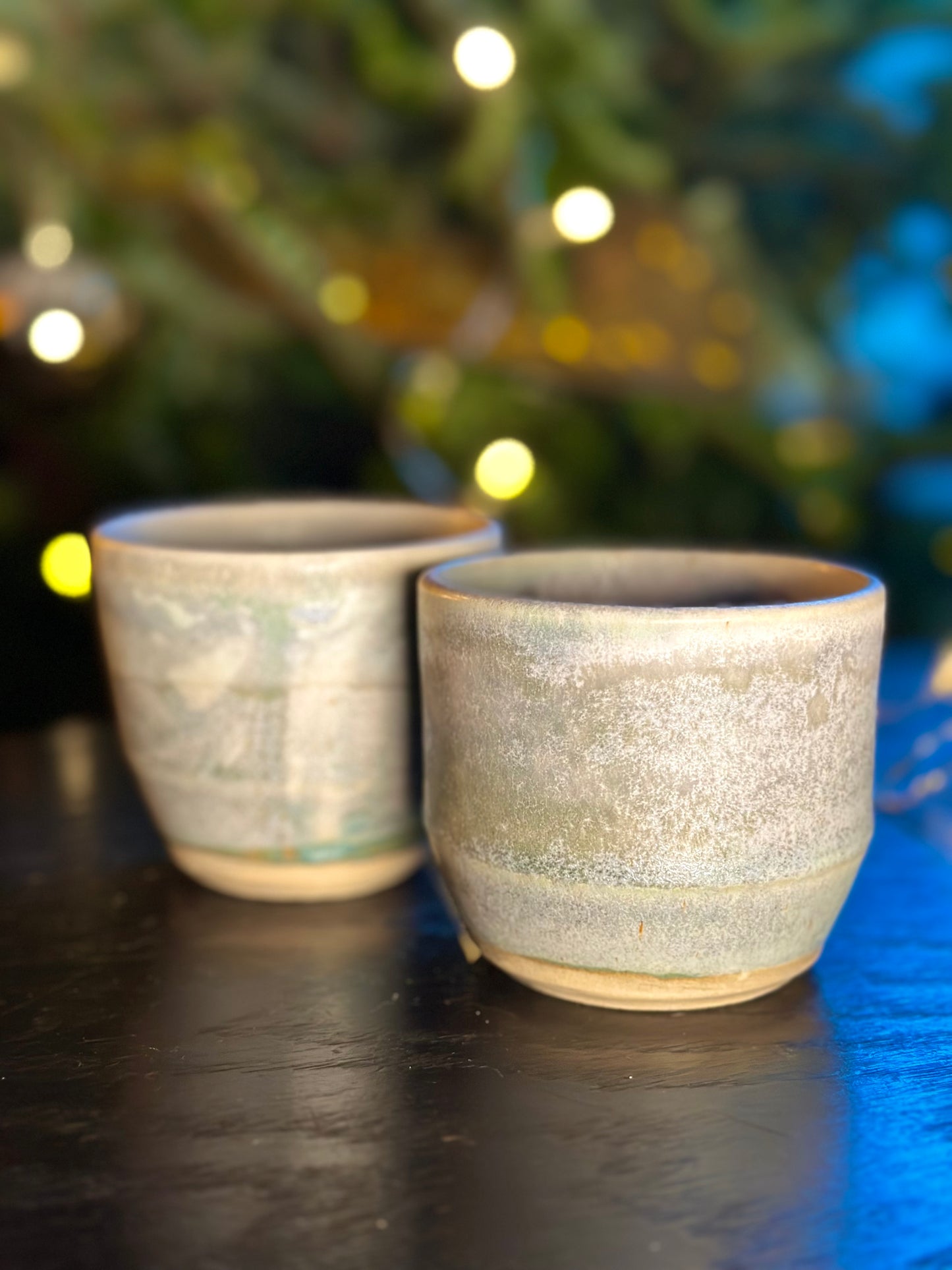 Blue crystals mug