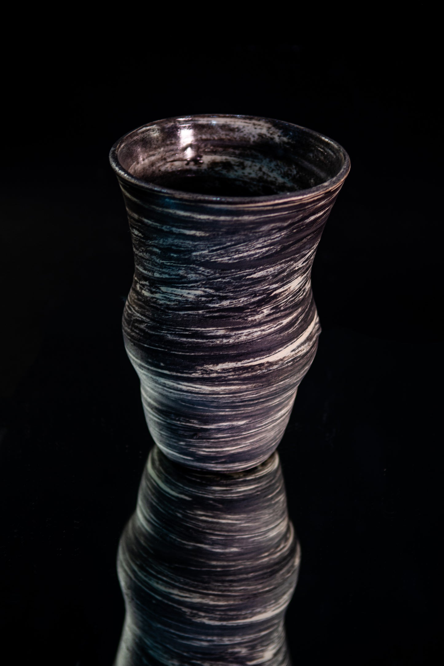 Marble flower vase