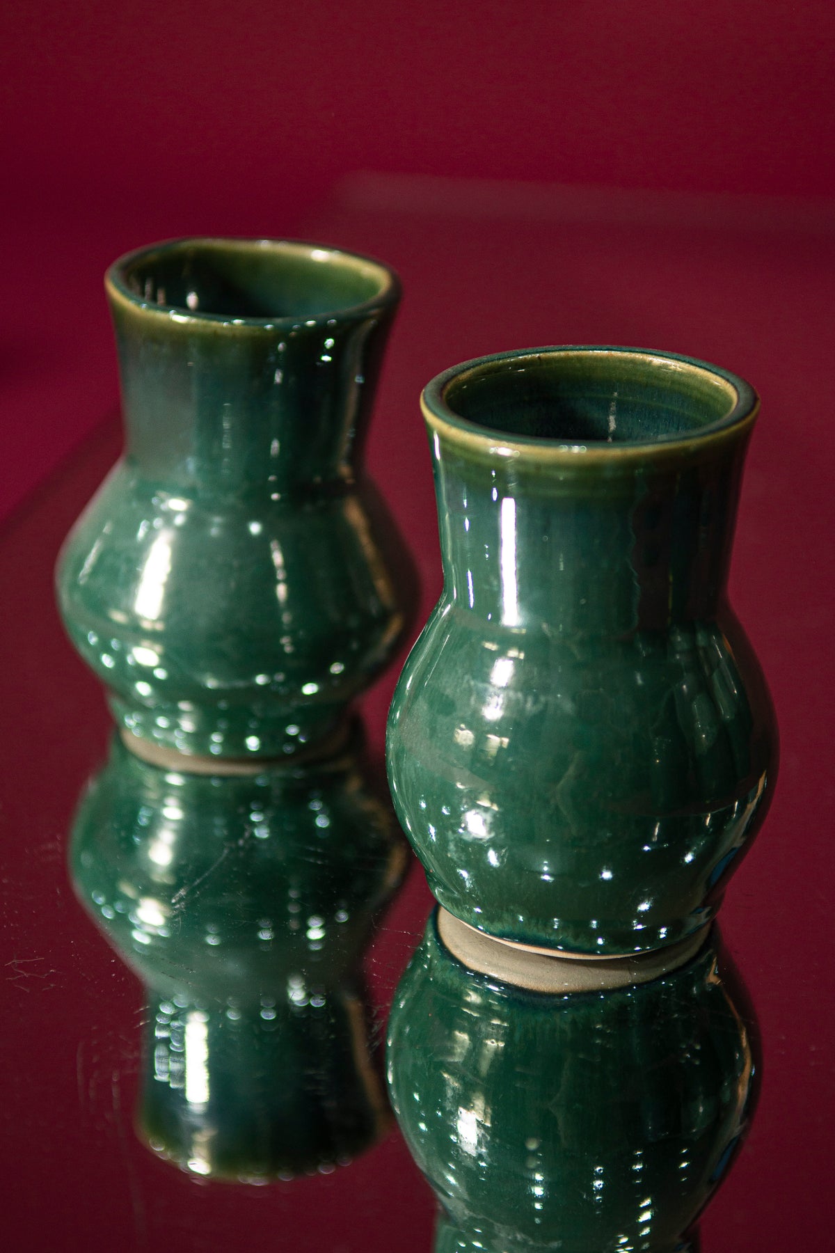 Pair of mini vases