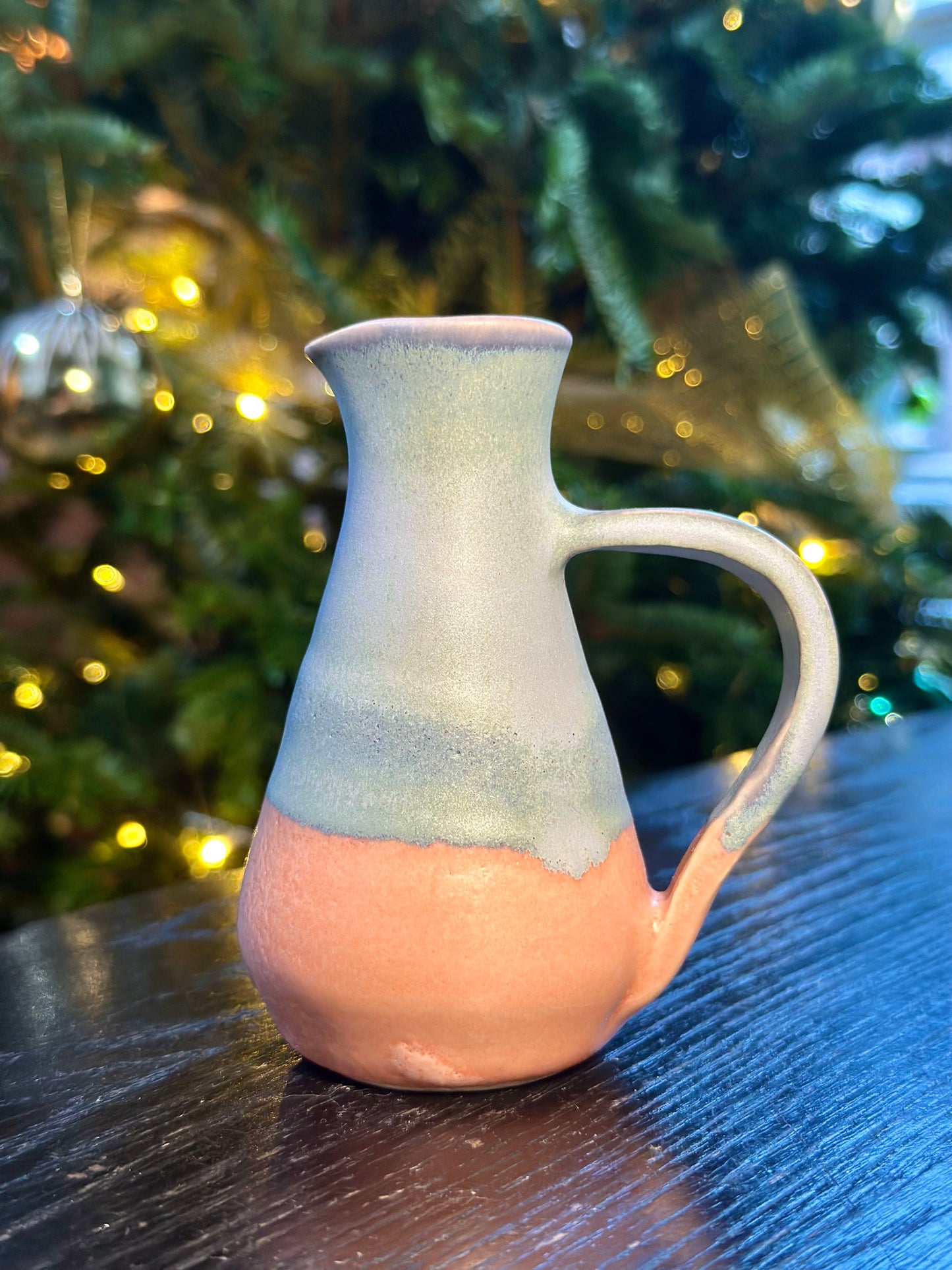 Salmon crystals milk jug