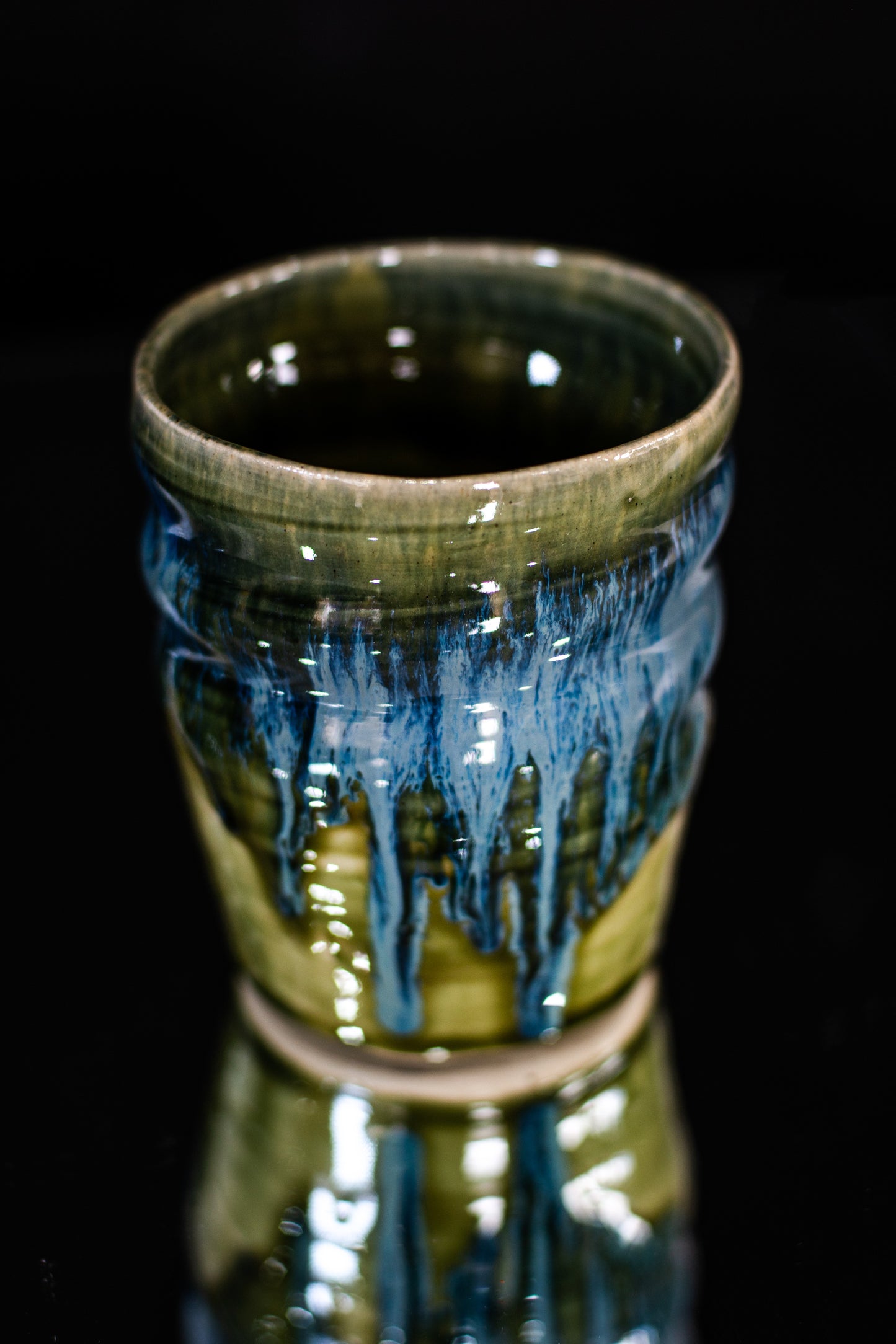 Blue meltdown cups
