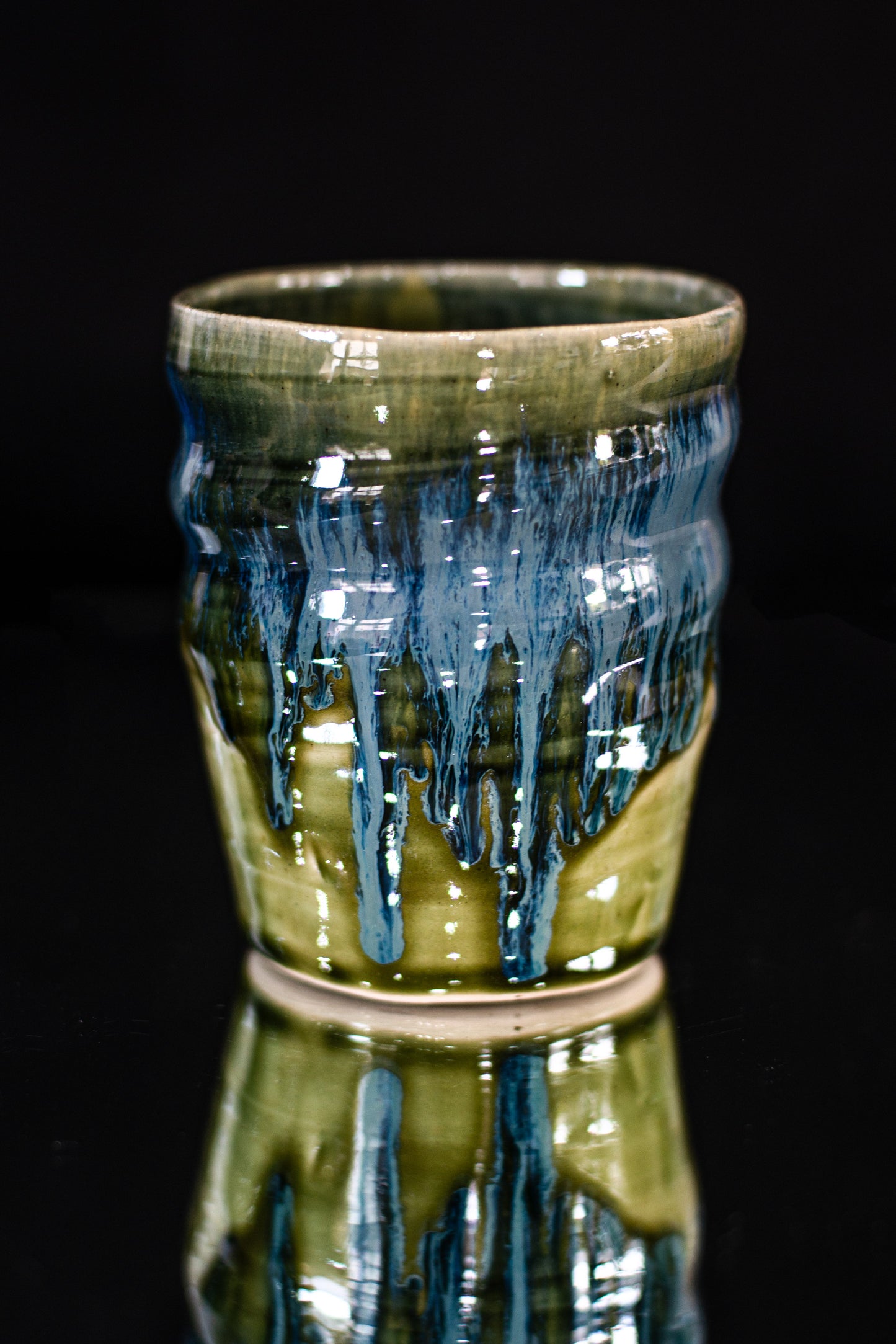 Blue meltdown cups