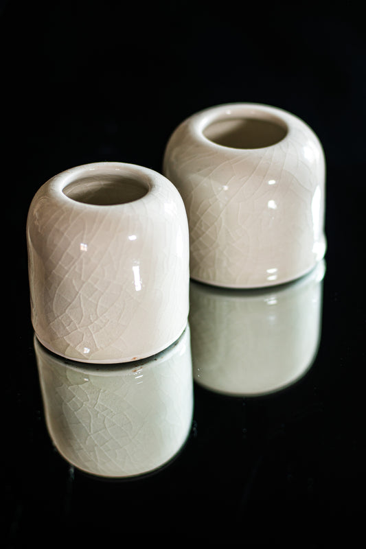 Pair of candle holders