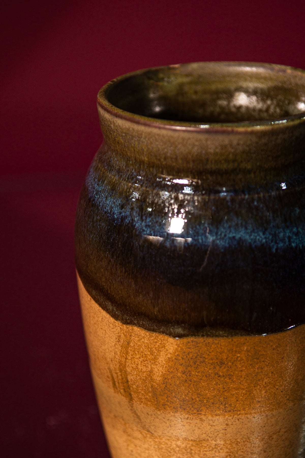 Nebula brown flower vase