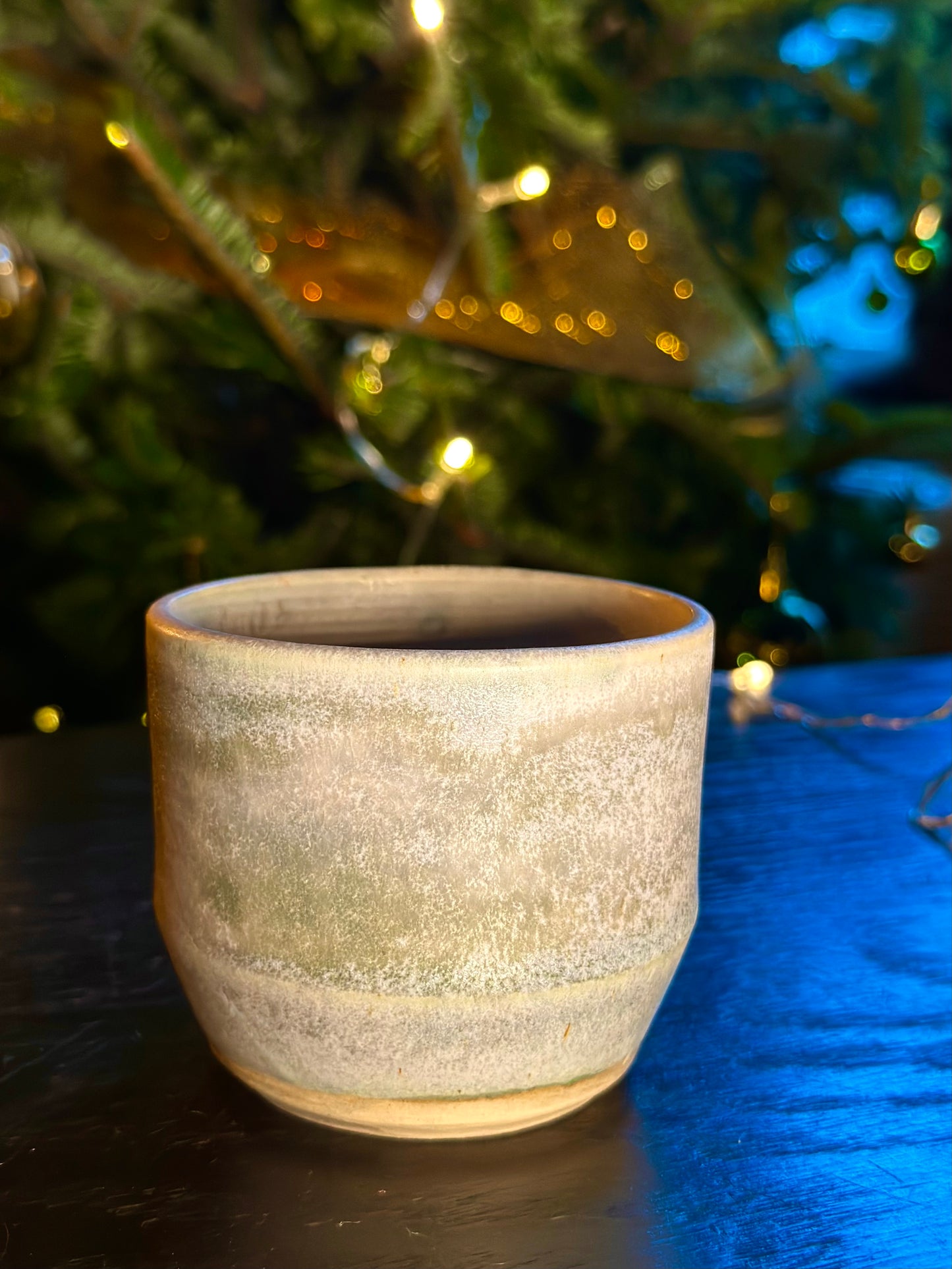 Blue crystals mug