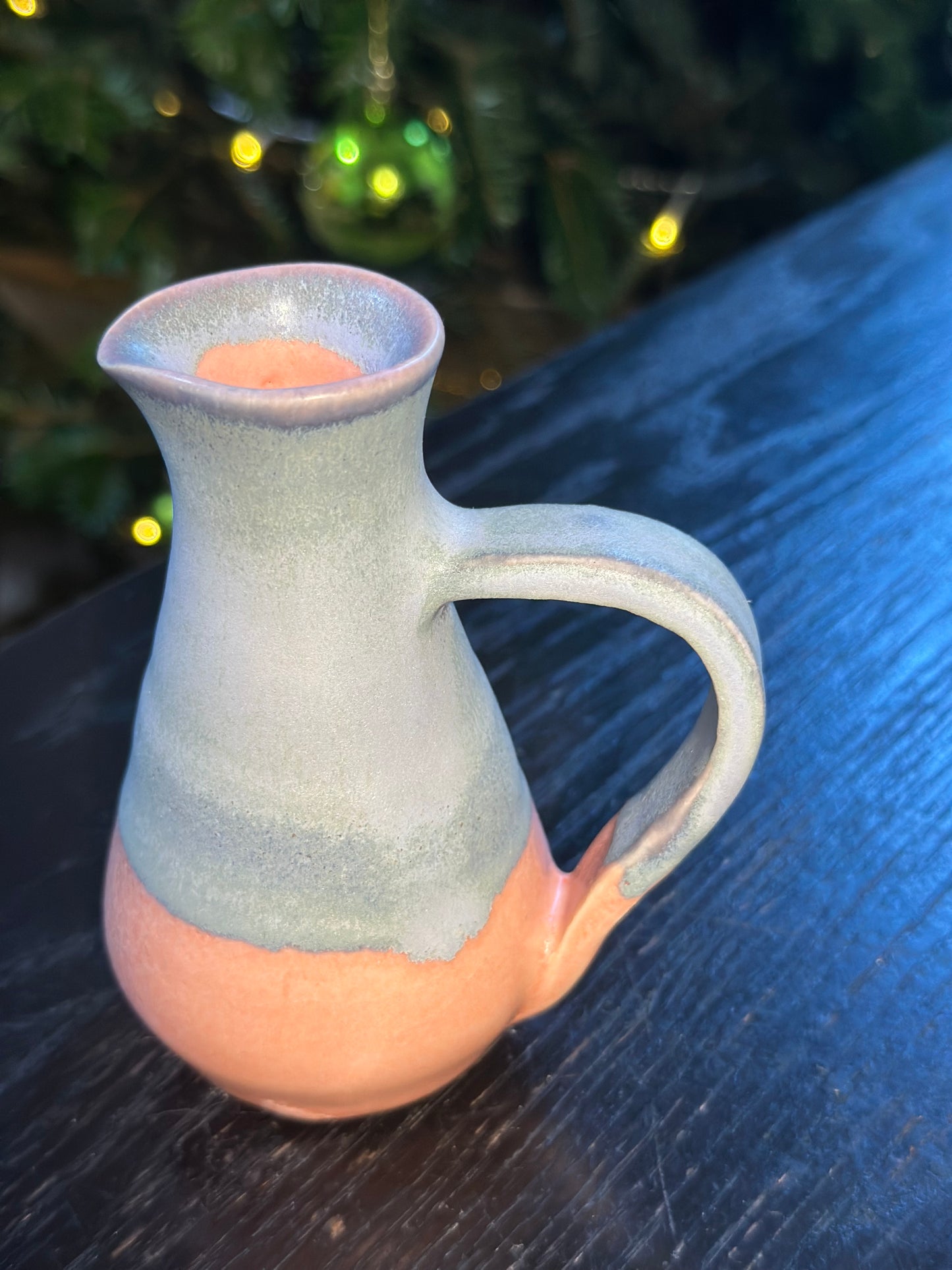 Salmon crystals milk jug