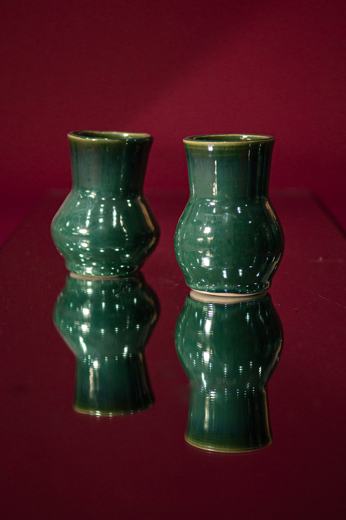 Pair of mini vases