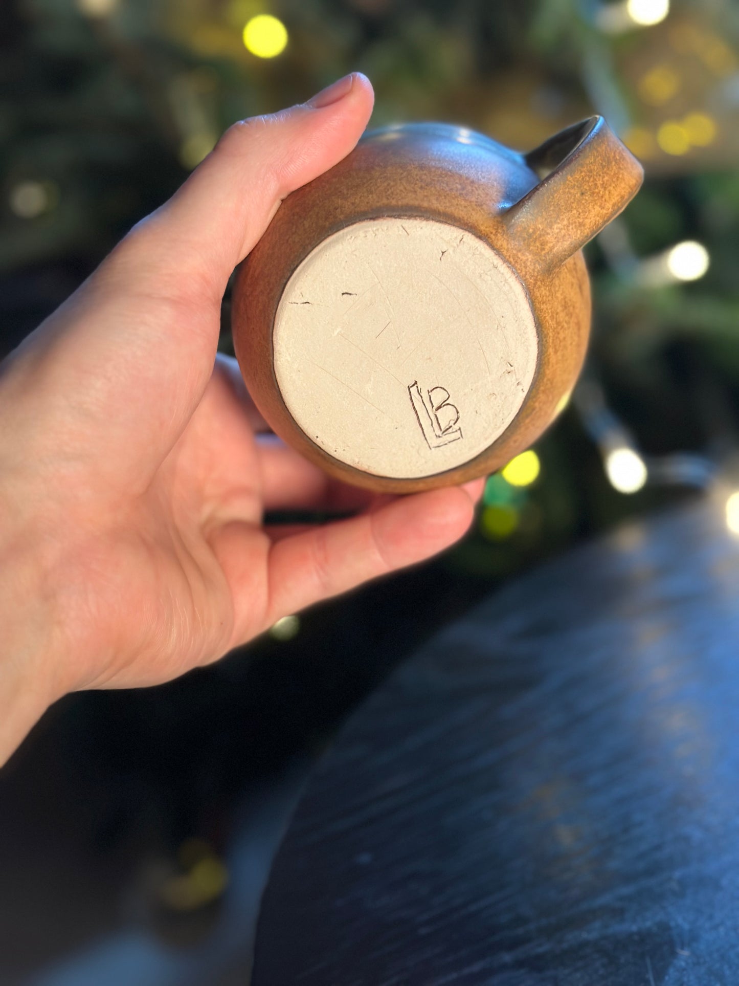 Autumn mug with handle