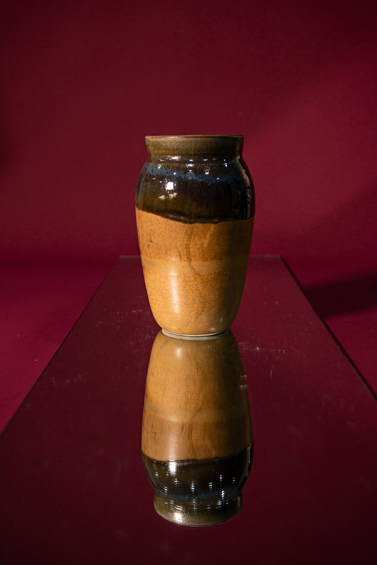 Nebula brown flower vase